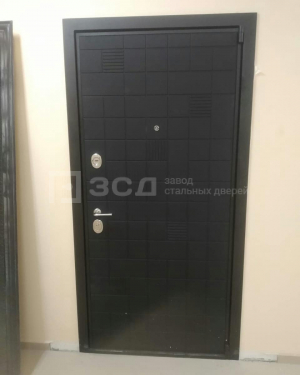 Широкая квартирная дверь с дополнительным уплотнением - фото